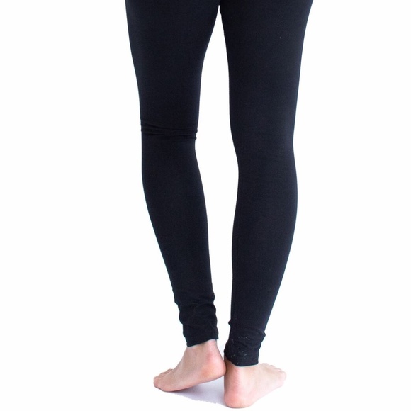 Host pick! Angel Maternity Women's Black High Waist Maternity Leggings Size XS - Picture 6 of 8